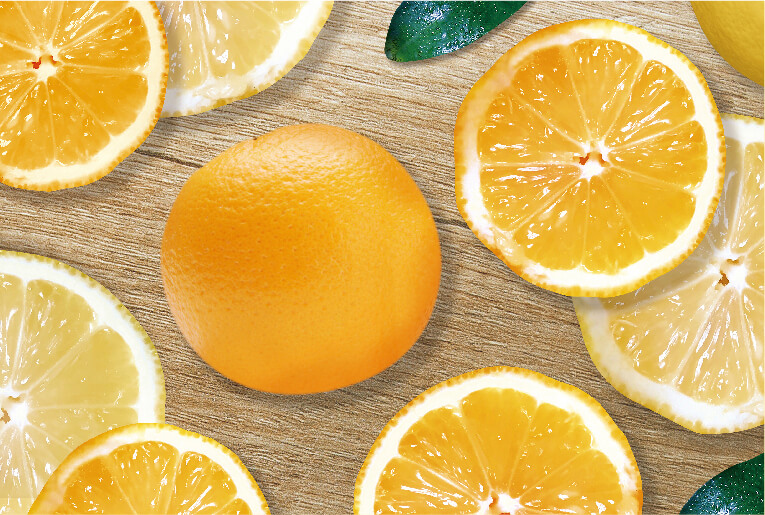 Refreshing Orange & grapefruit scent